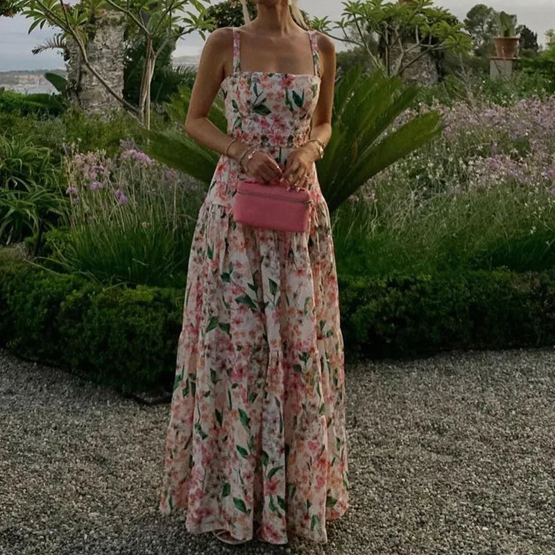 Selene Boho Bloom | Maxi Dress