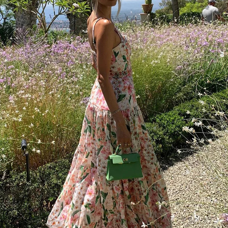 Selene Boho Bloom | Maxi Dress