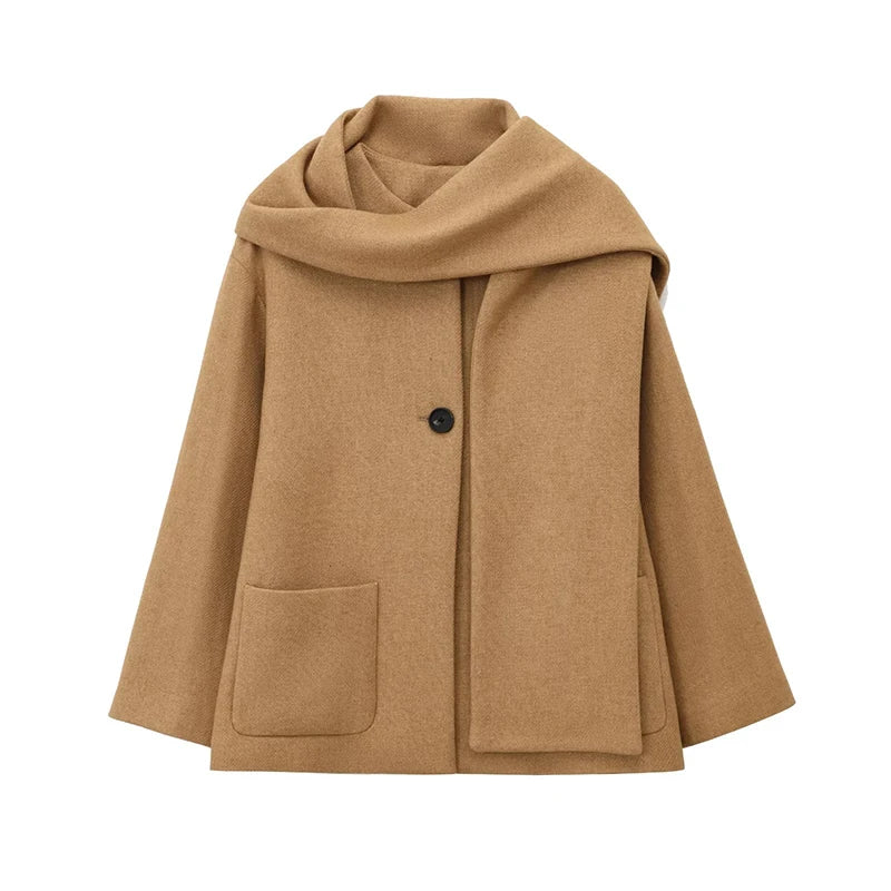 Isla Scarf-Neck | Coat