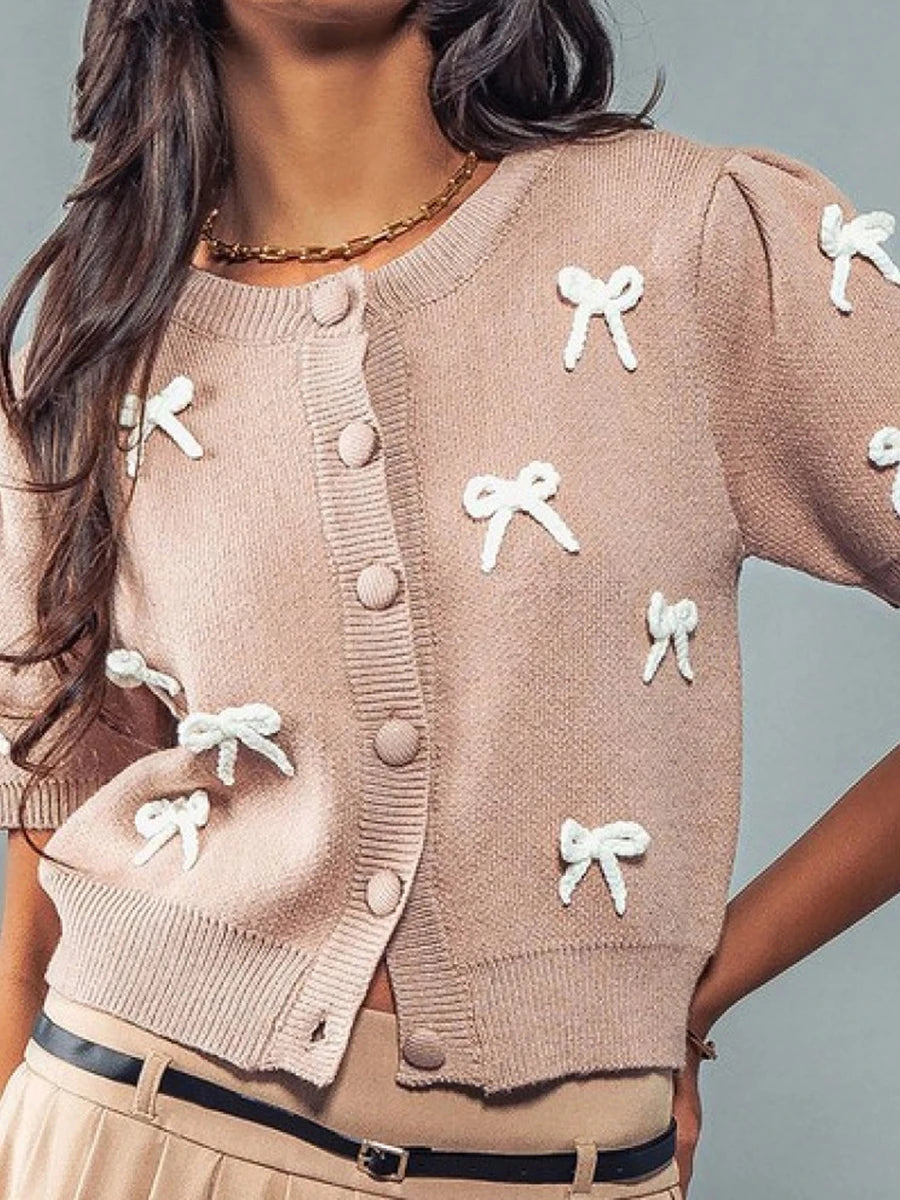 Celeste Bow | Cardigan