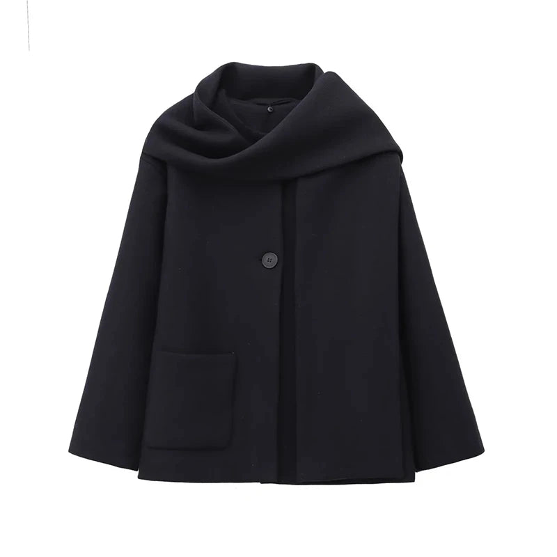 Isla Scarf-Neck | Coat