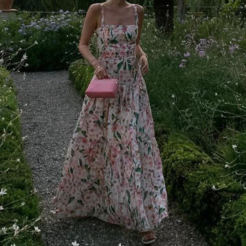 Selene Boho Bloom | Maxi Dress