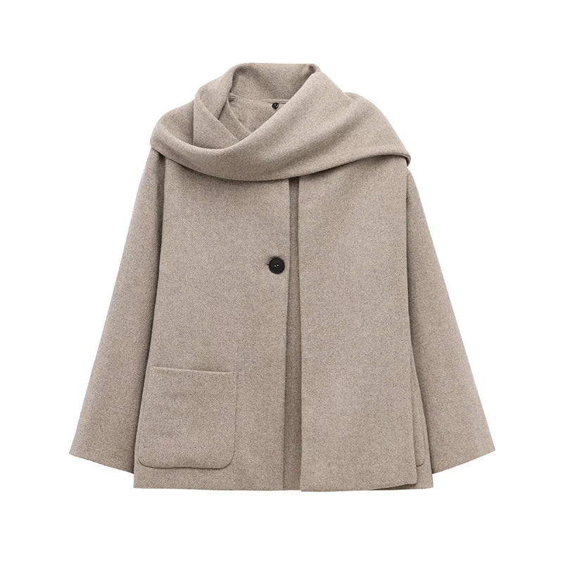 Isla Scarf-Neck | Coat