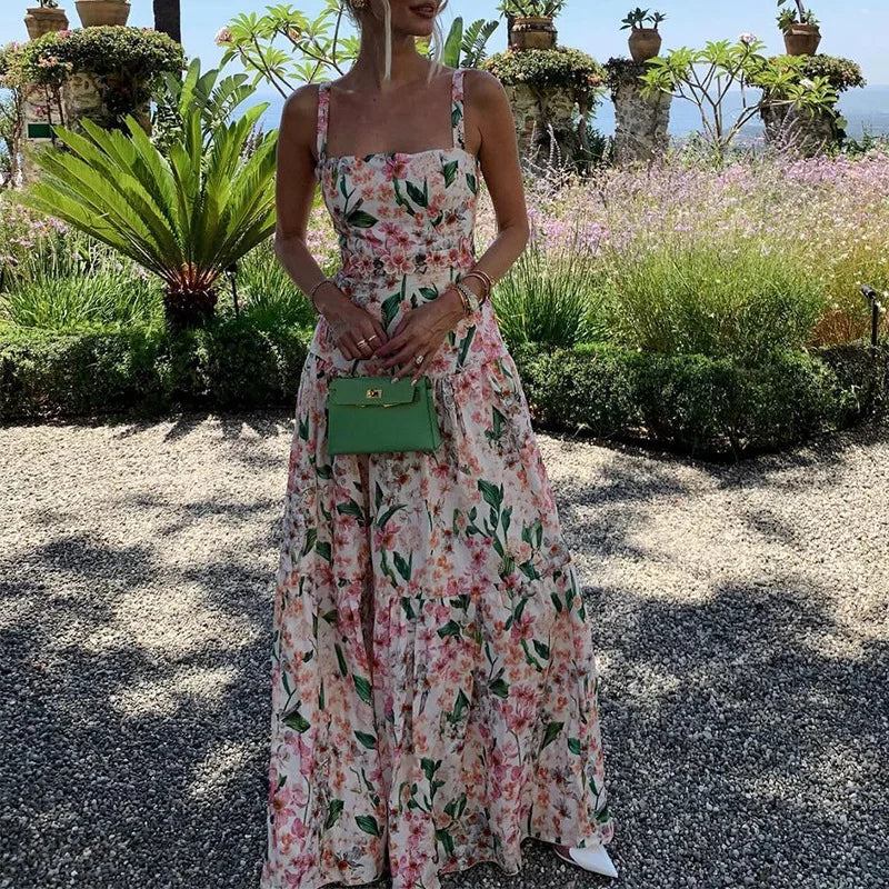 Selene Boho Bloom | Maxi Dress