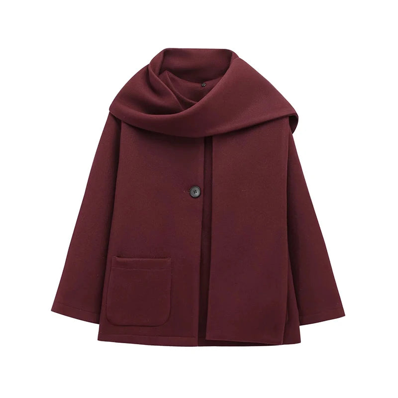 Isla Scarf-Neck | Coat
