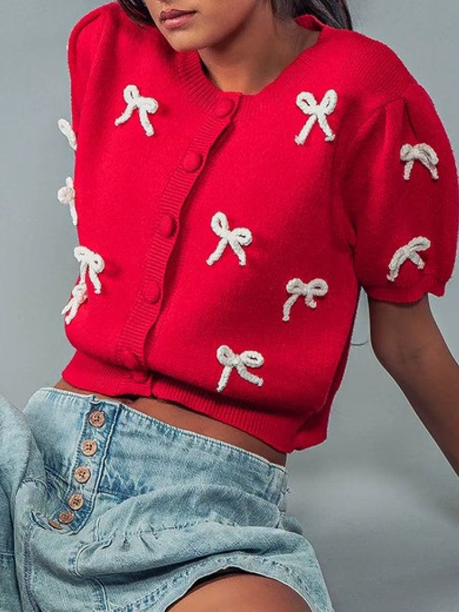 Celeste Bow | Cardigan