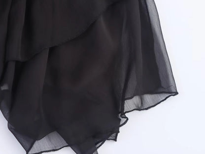 Éliana Draped Bloom Skirt