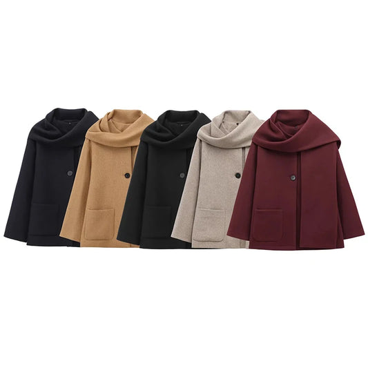 Isla Scarf-Neck | Coat