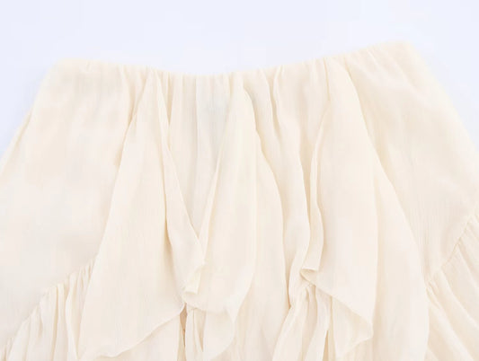 Éliana Draped Bloom Skirt