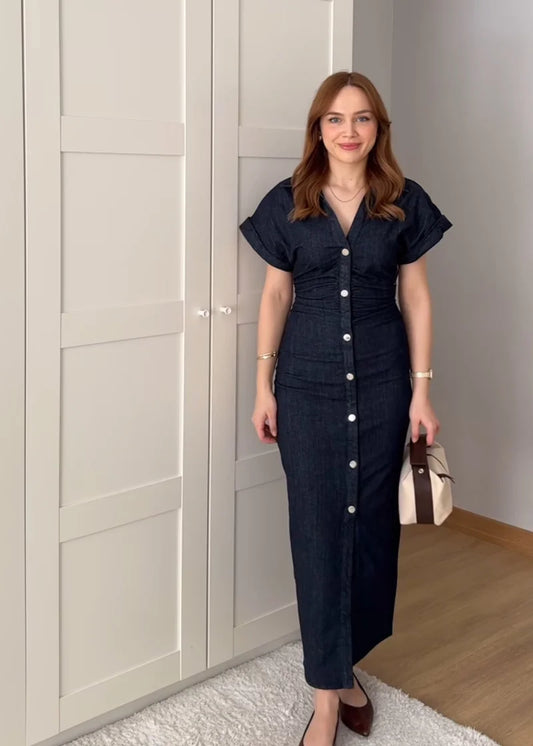Vivienne Denim | Midi Dress