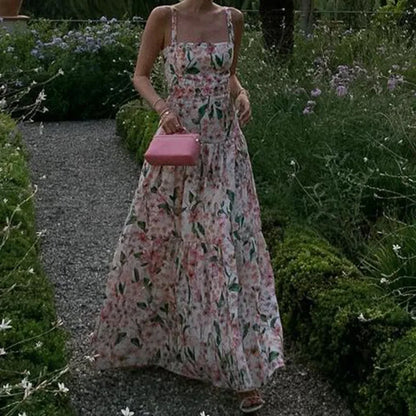 Selene Boho Bloom | Maxi Dress
