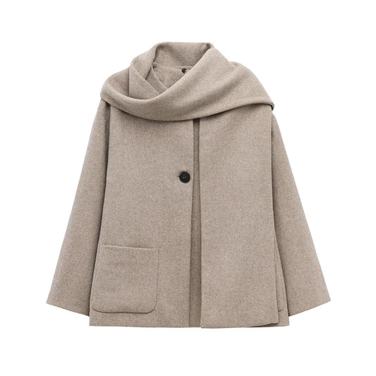 Isla Scarf-Neck | Coat