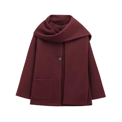 Isla Scarf-Neck | Coat
