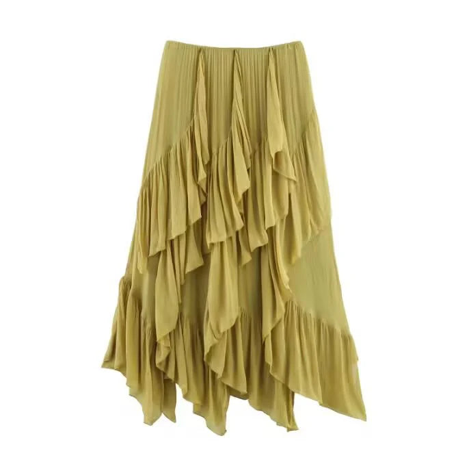 Éliana Draped Bloom Skirt