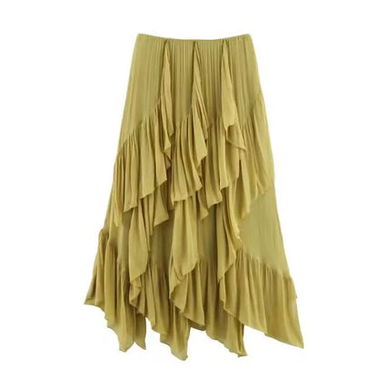 Éliana Draped Bloom Skirt