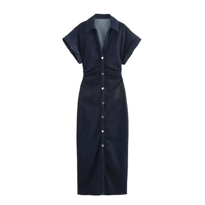 Vivienne Denim | Midi Dress