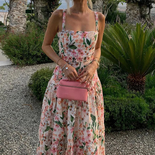 Selene Boho Bloom | Maxi Dress